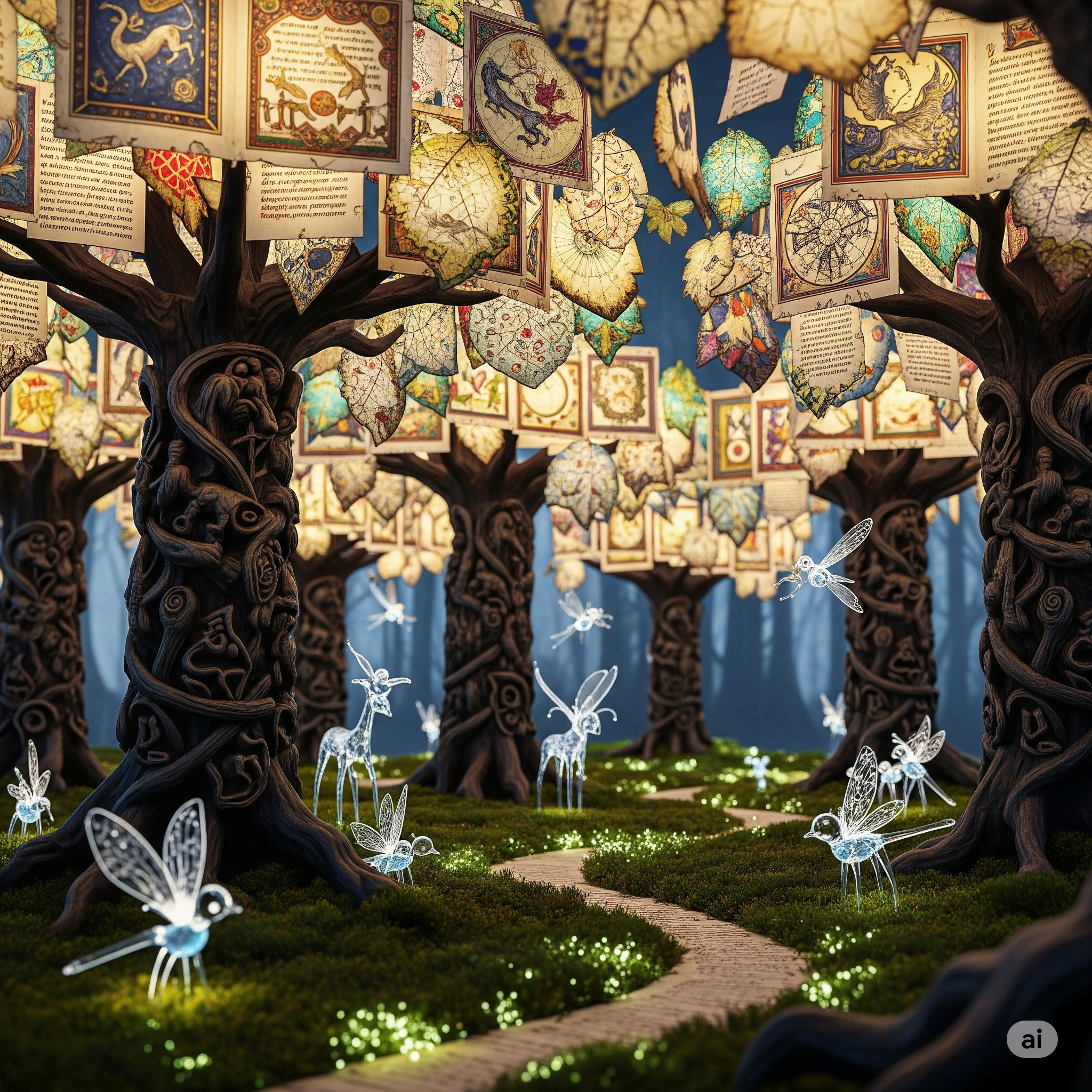The Forest of Illuminated Words